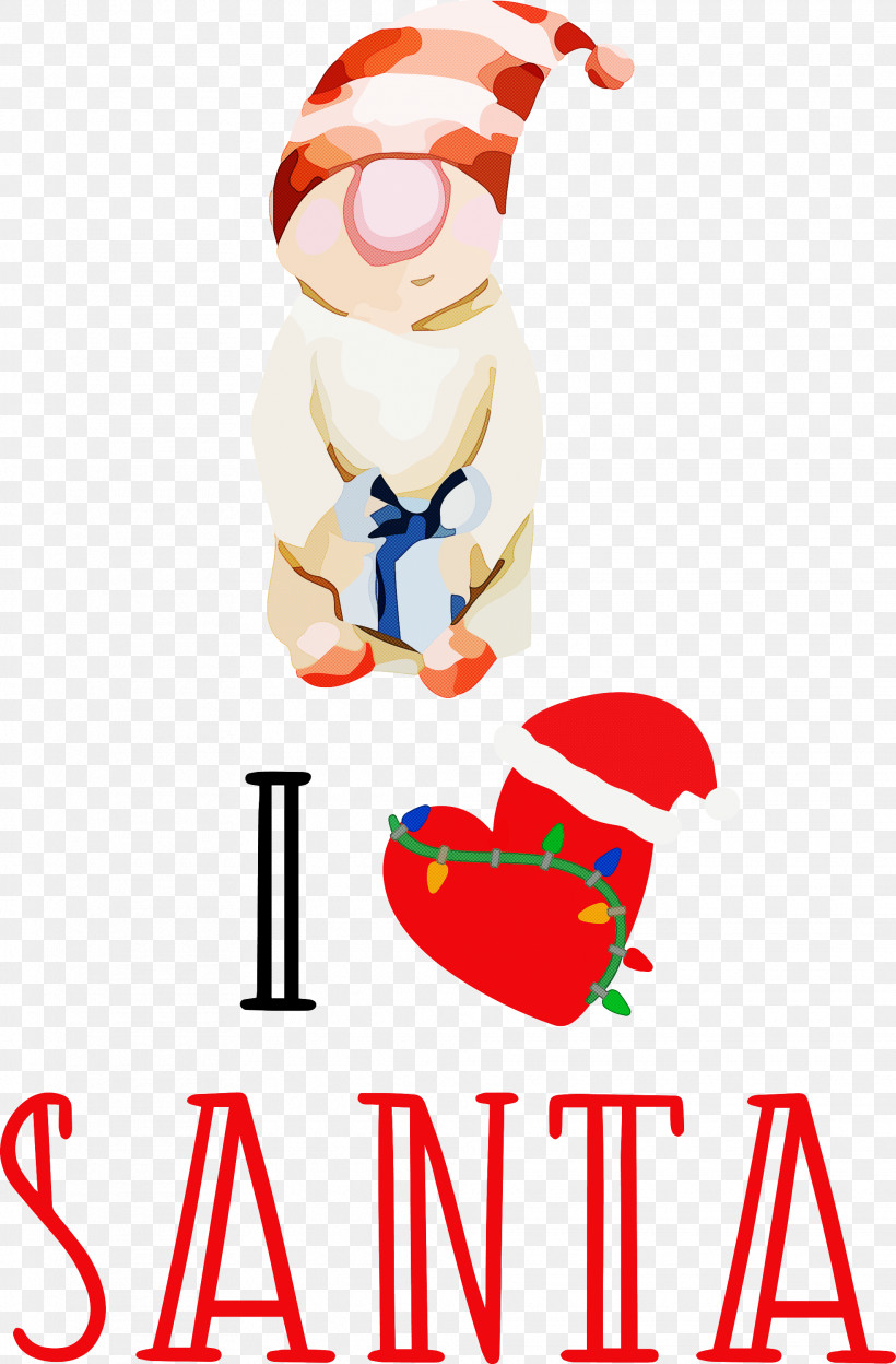 I Love Santa Santa Christmas, PNG, 1970x3000px, I Love Santa, Artistic Inspiration, Character, Christmas, Christmas Day Download Free