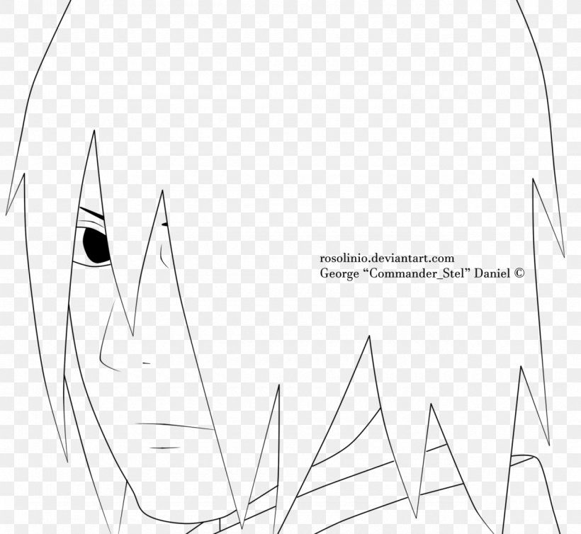 Sasuke Uchiha Kakashi Hatake Line Art Uchiha Clan Naruto, PNG, 1280x1178px, Watercolor, Cartoon, Flower, Frame, Heart Download Free