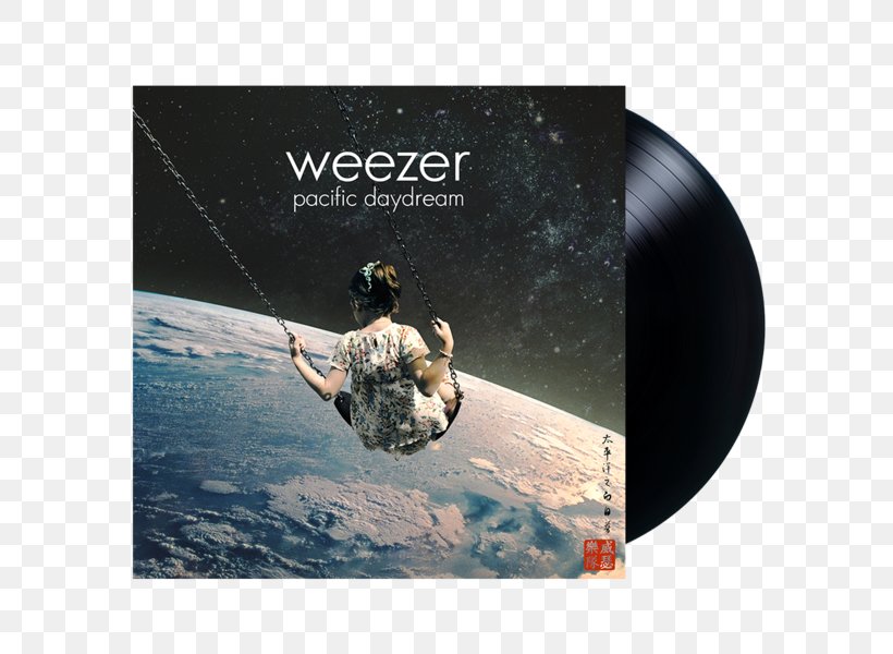 Weezer Pacific Daydream Phonograph Record LP Record Album, PNG, 600x600px, Watercolor, Cartoon, Flower, Frame, Heart Download Free