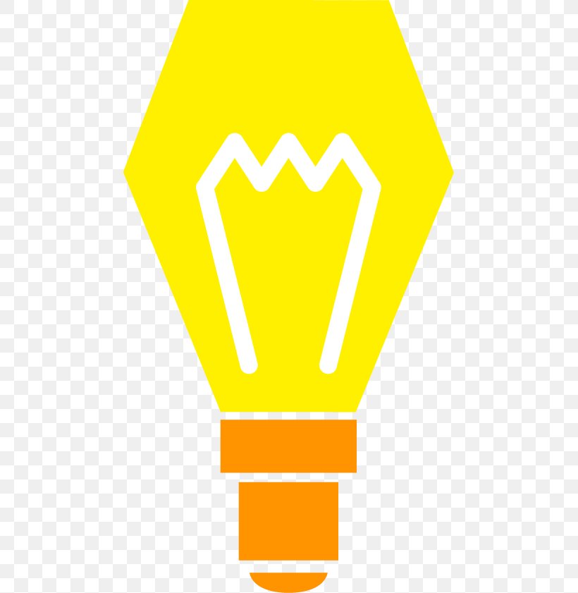 Yellow Incandescent Light Bulb, PNG, 469x841px, Yellow, Area, Designer, Electric Light, Flashlight Download Free