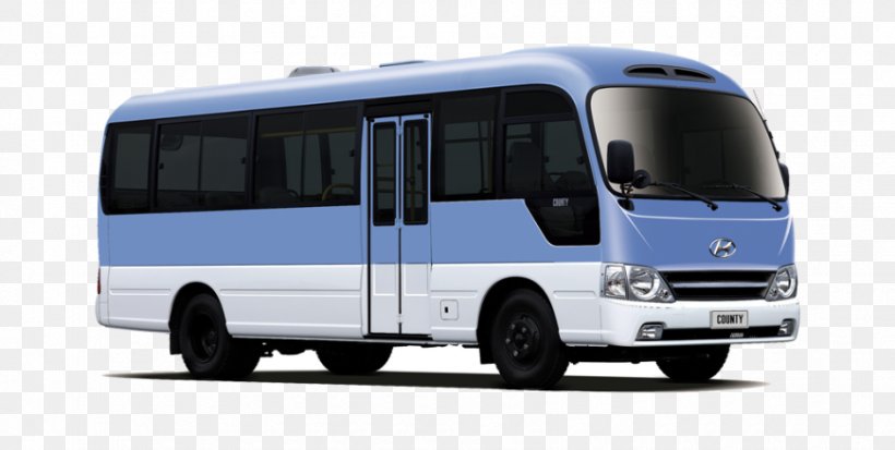 Hyundai County Bus Commercial Vehicle Car, PNG, 870x439px, Hyundai County, Bus, Car, Commercial Vehicle, Compact Car Download Free