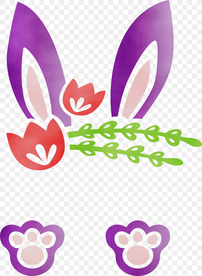 Purple Pink Violet Heart, PNG, 2189x3000px, Easter Bunny, Cute Rabbit, Easter Day, Heart, Paint Download Free