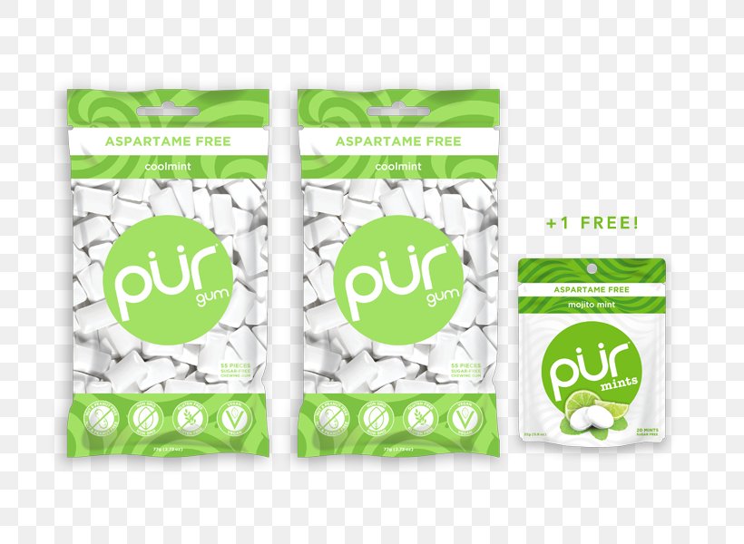 Chewing Gum PÜR Gum Sugar Substitute Aspartame Crisp, PNG, 721x600px, Chewing Gum, Aspartame, Brand, Crisp, Flavor Download Free