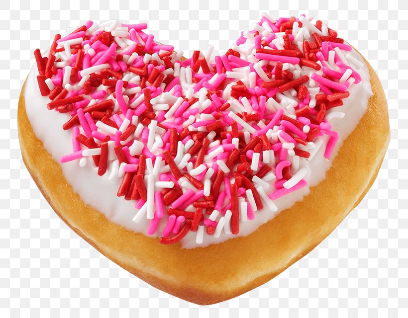 Donuts Krispy Kreme Sprinkles Valentine's Day Dessert, PNG, 800x640px, Donuts, Box, Confectionery, Coupon, Dessert Download Free