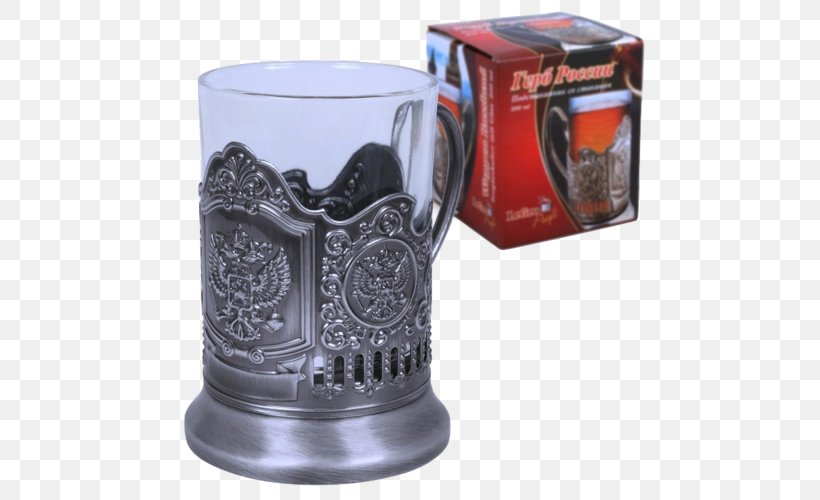 Tea Mug Russia Coffee Podstakannik, PNG, 500x500px, Tea, Coffee, Drinking, Drinkware, Glass Download Free