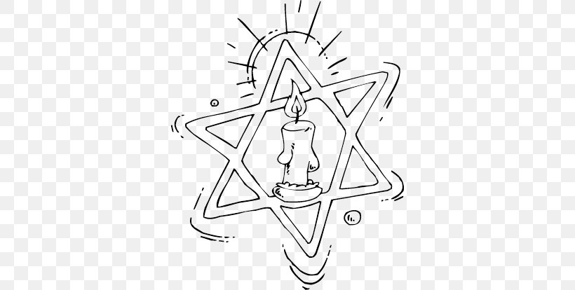 Coloring Book Star Of David Jewish People Menorah Hanukkah, PNG, 332x414px, Coloring Book, Area, Art, Artwork, Black And White Download Free