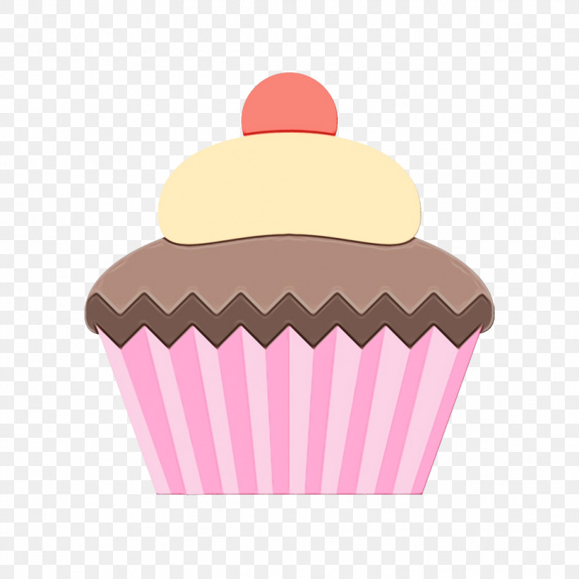 Cupcake Pink Baking Cup Cake Buttercream, PNG, 1056x1056px, Food Cartoon, Baking Cup, Brown, Buttercream, Cake Download Free
