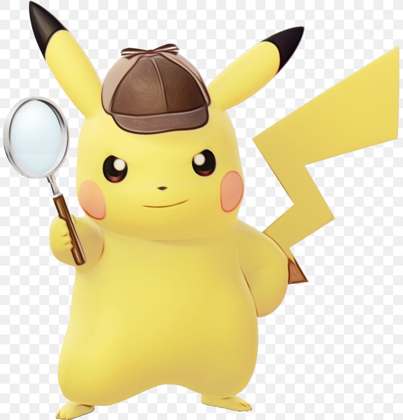 Detective Pikachu Video Games Collectible Card Game Film, PNG, 807x854px, Pikachu, Action Figure, Animated Cartoon, Animation, Card Game Download Free