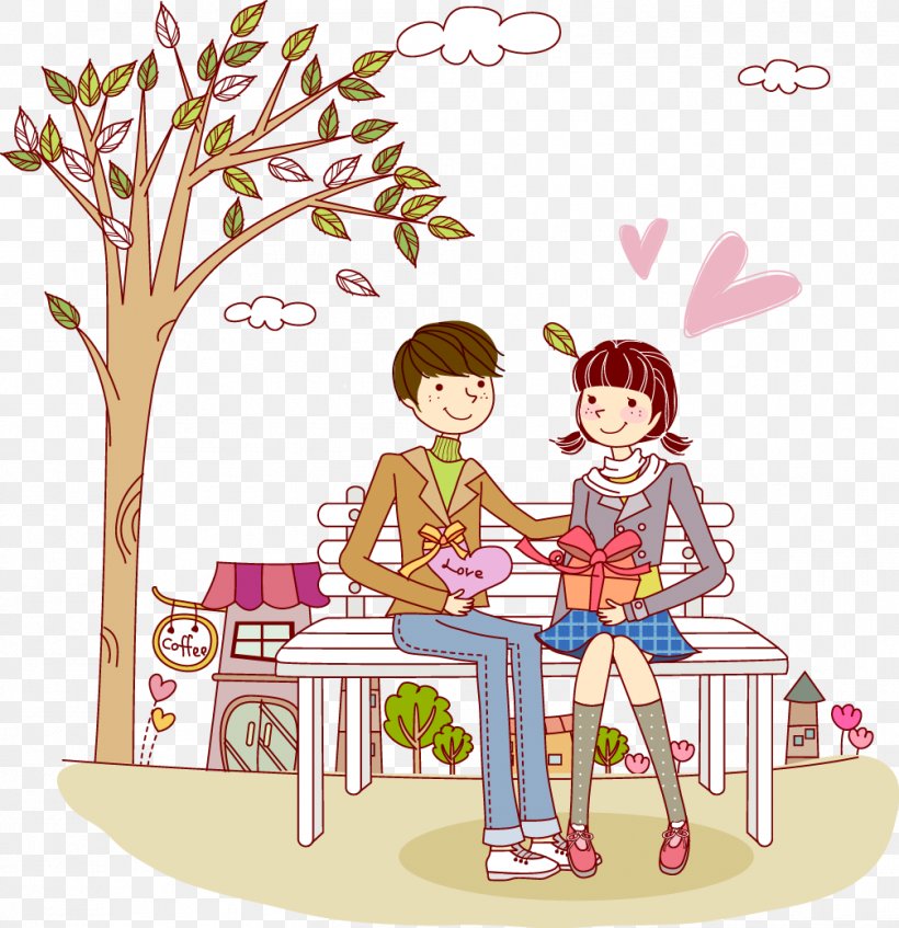 Euclidean Vector Couple, PNG, 1006x1040px, Watercolor, Cartoon, Flower, Frame, Heart Download Free