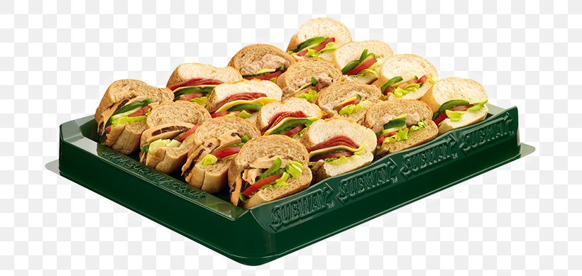Submarine Sandwich Subway Tuna Fish Sandwich Restaurant, PNG, 715x389px, Submarine Sandwich, Appetizer, Catering, Cuisine, Dish Download Free