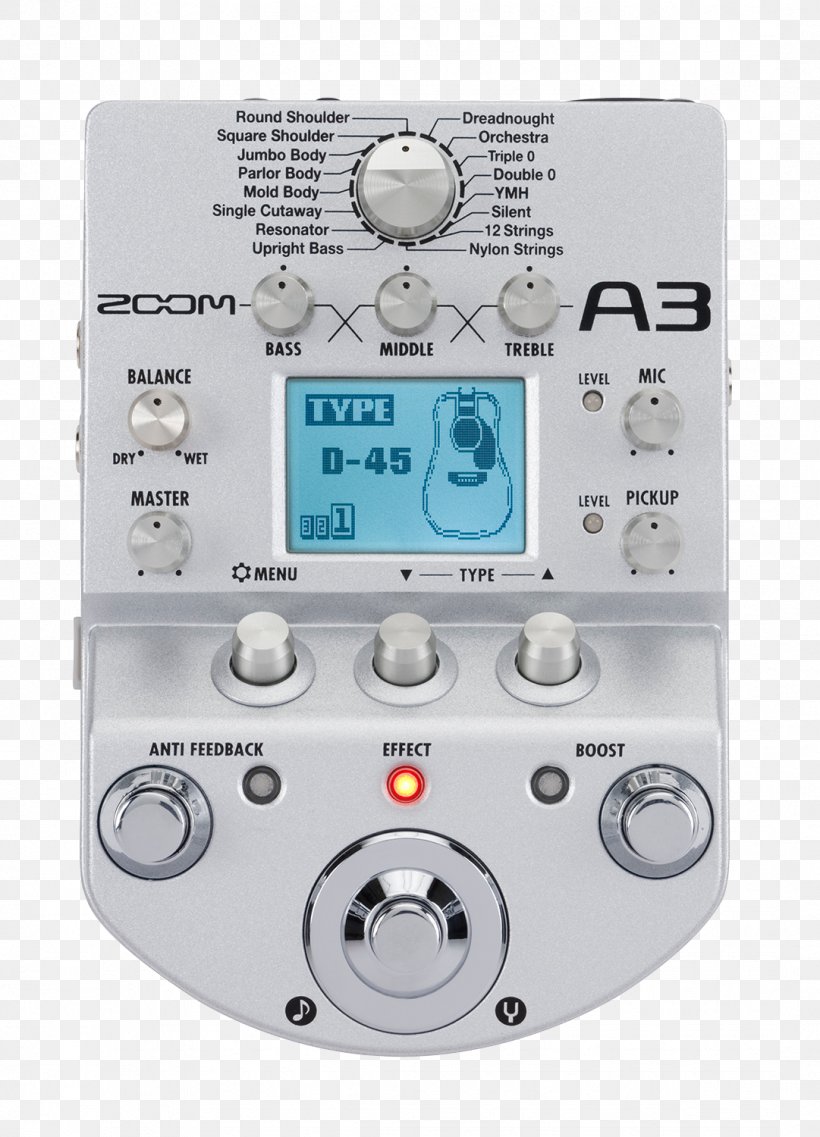 Effects Processors & Pedals Zoom A3 Acoustic Guitar Zoom Corporation Preamplifier, PNG, 1081x1500px, Watercolor, Cartoon, Flower, Frame, Heart Download Free