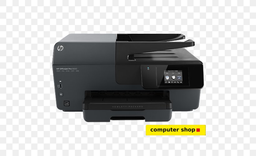 Hewlett-Packard HP Officejet Pro 6830 Multi-function Printer, PNG, 500x500px, Hewlettpackard, Color Printing, Electronic Device, Electronics, Hp Laserjet Download Free