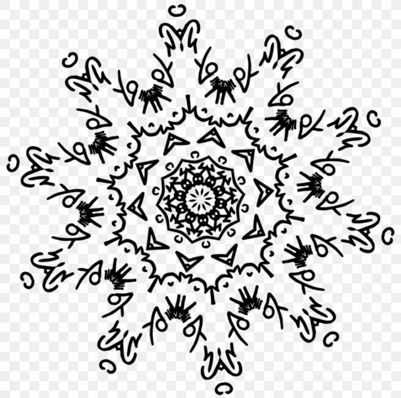 Snowflake Fractal Pattern, PNG, 896x891px, 2d Computer Graphics, Snowflake, Area, Art, Black Download Free