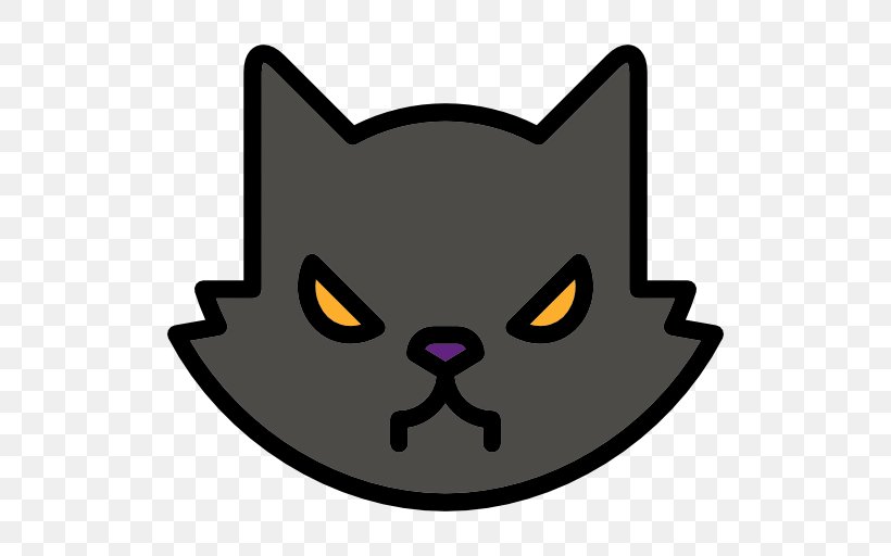 Cat Halloween Icon, PNG, 512x512px, Cat, Black, Black Cat, Carnivoran, Cat Like Mammal Download Free