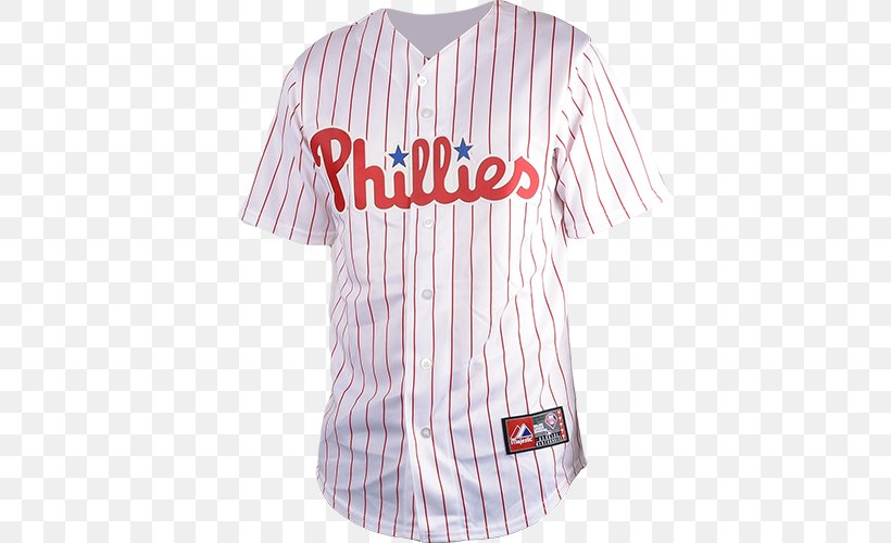 Philadelphia Phillies MLB Baseball Uniform Sports Fan Jersey, PNG, 500x500px, Philadelphia Phillies, Active Shirt, Baseball, Baseball Uniform, Clothing Download Free