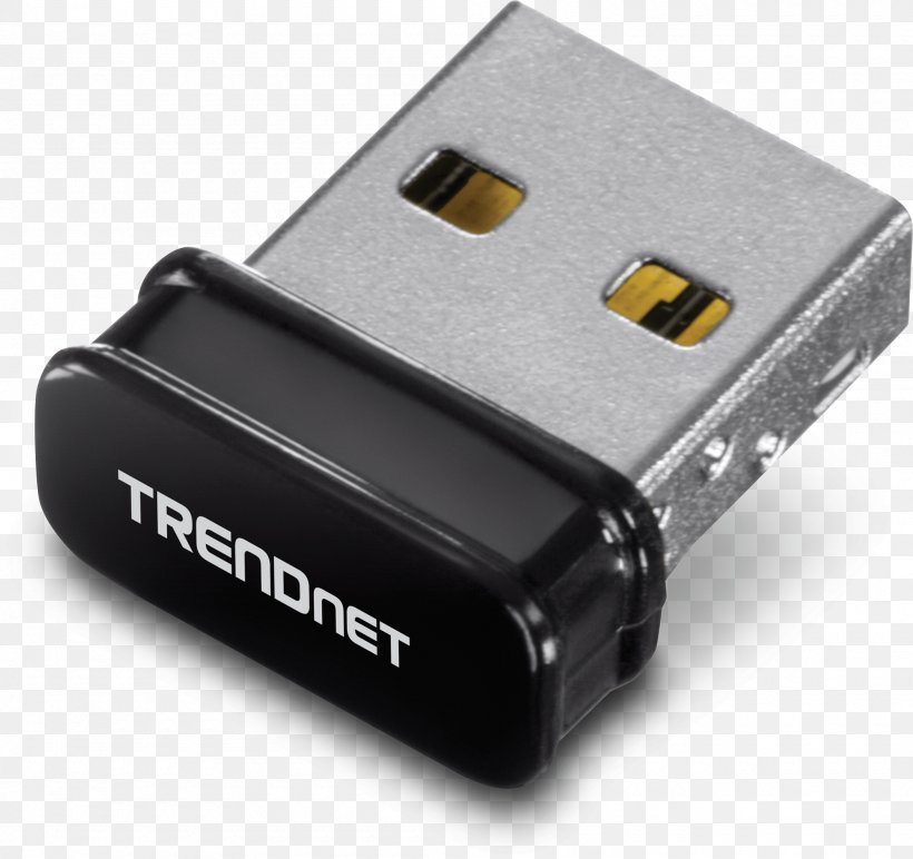 Adapter TRENDnet Power Over Ethernet Wireless USB IEEE 802.11ac, PNG, 2000x1883px, Adapter, Electronic Device, Electronics, Electronics Accessory, Gigabit Download Free