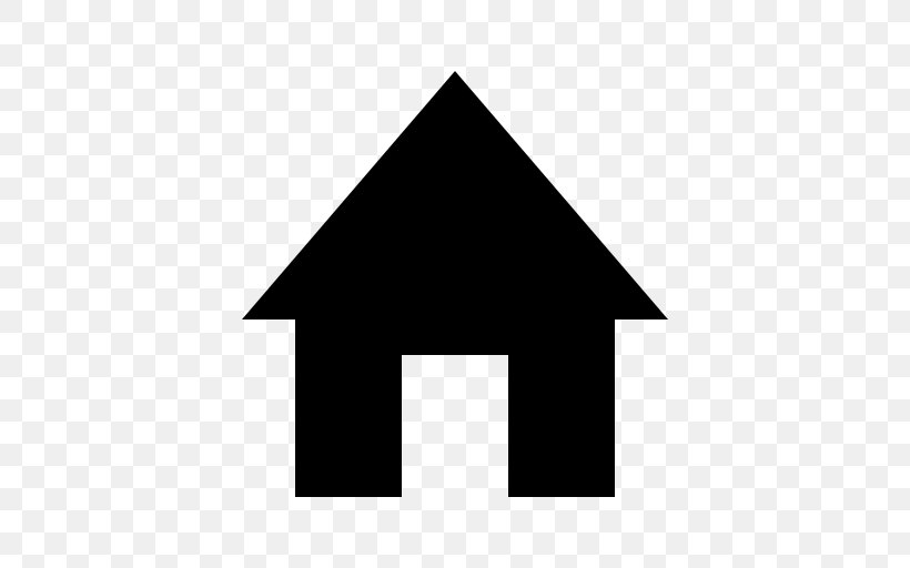 Home Symbol House, PNG, 512x512px, Home, Black, Black And White, Brand, Facade Download Free