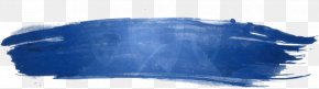 Blue Stroke - Fifty Shades Brush Blue Aloe Vera Paint PNG