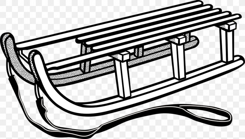 Sledding Clip Art, PNG, 960x545px, Sled, Auto Part, Automotive Exterior, Black And White, Dog Sled Download Free