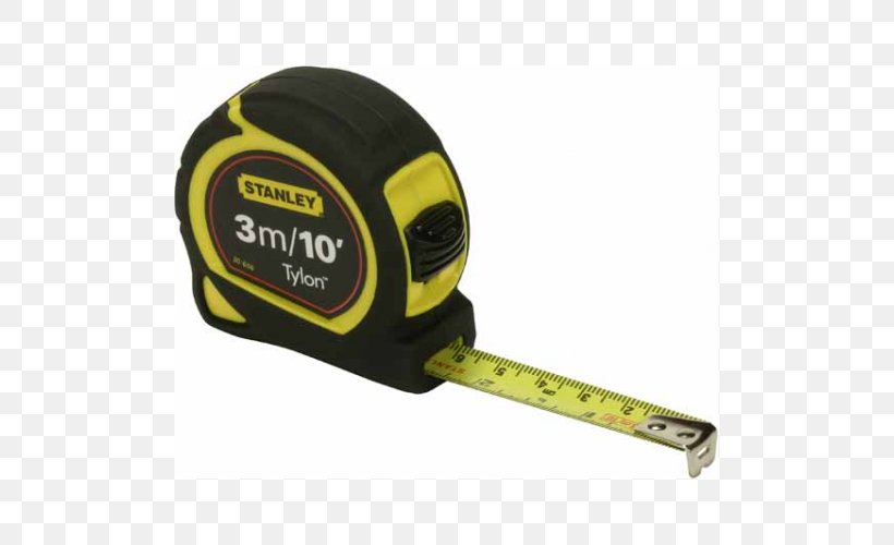 Tape Measures Stanley Hand Tools Measurement Lufkin, PNG, 500x500px, Tape Measures, Blade, Diy Store, Hardware, Length Download Free