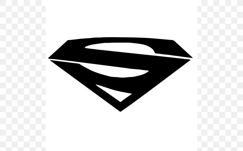 Clark Kent Superman Logo Clip Art, PNG, 512x512px, Clark Kent, Black, Black And White, Brand, Drawing Download Free