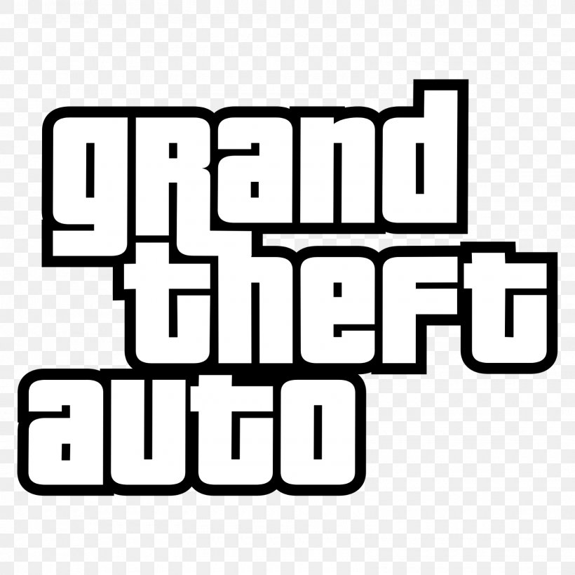 Grand Theft Auto V Grand Theft Auto IV Grand Theft Auto: San Andreas Grand Theft Auto III, PNG, 1600x1600px, Grand Theft Auto V, Area, Black, Black And White, Brand Download Free