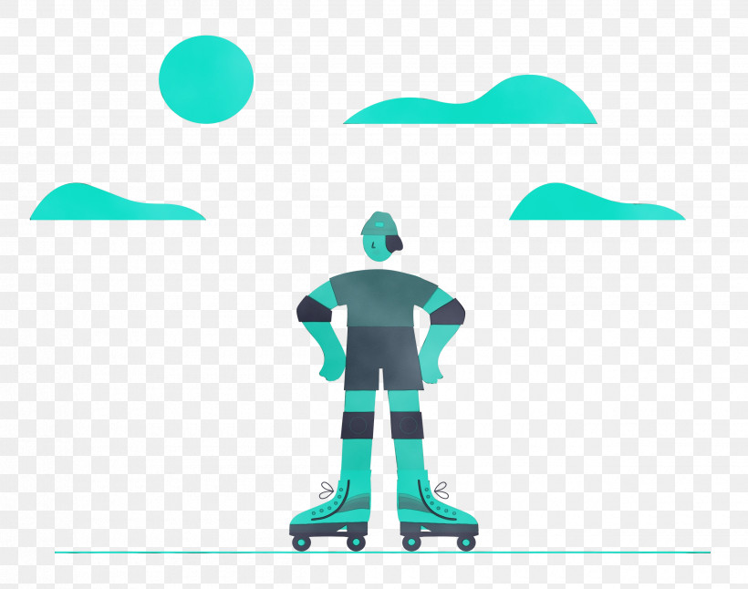 Logo Human Meter Cartoon Behavior, PNG, 2500x1970px, Roller Skating, Behavior, Cartoon, Human, Joint Download Free