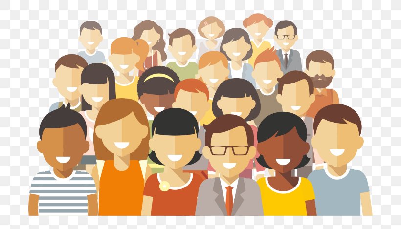 Group Of People Background, PNG, 704x469px, Cartoon, Community, Crowd, Drawing, People Download Free