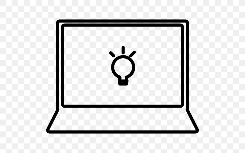 Laptop, PNG, 512x512px, Laptop, Area, Black And White, Business, Computer Download Free