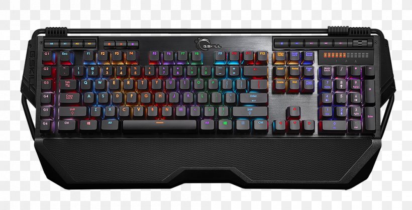 Computer Keyboard Computer Mouse G.SKILL Ripjaws KM780 Gaming Keypad, PNG, 1000x510px, Computer Keyboard, Cherry, Computer, Computer Component, Computer Mouse Download Free