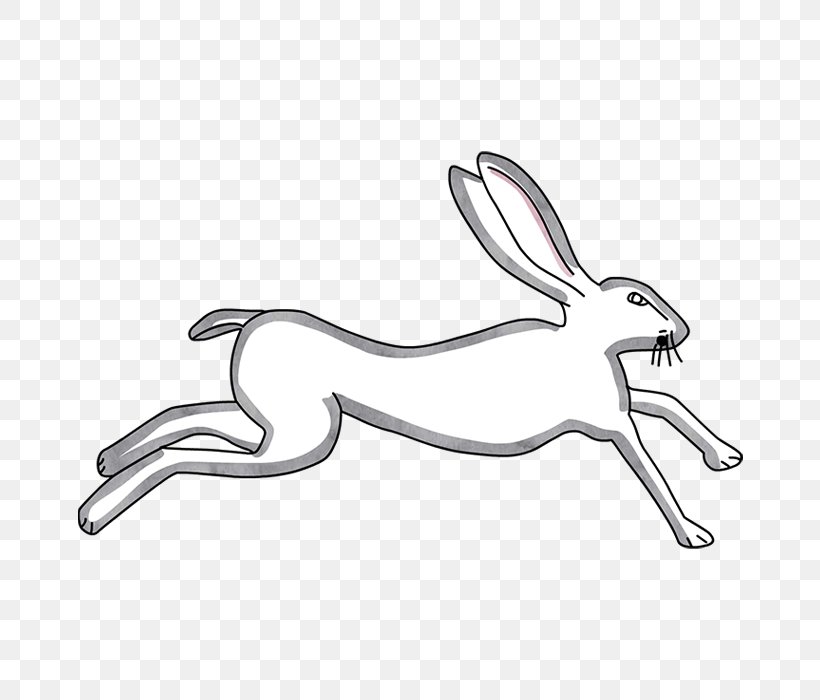 Hare Canidae Mammal Dog Product Design, PNG, 700x700px, Hare, Black, Black And White, Body Jewellery, Body Jewelry Download Free