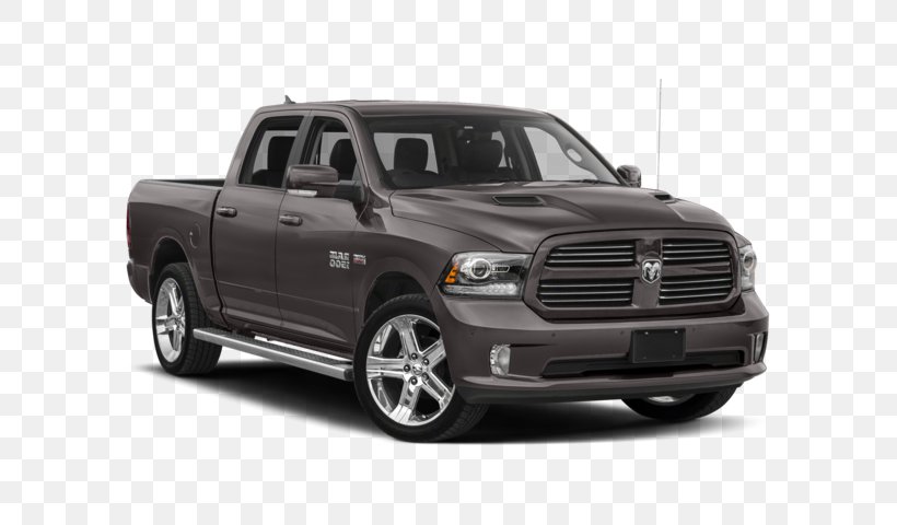 Ram Trucks Chrysler Dodge 2018 RAM 1500 Sport Jeep, PNG, 640x480px, 2018, 2018 Ram 1500, Ram Trucks, Automotive Design, Automotive Exterior Download Free
