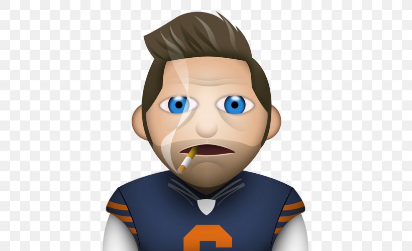 NFL Chicago Bears Football Player American Football, PNG, 500x500px, Nfl, American Football, Cam Newton, Cartoon, Cheek Download Free