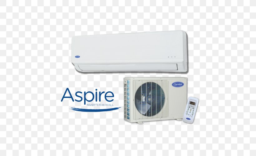 Air Conditioning Carrier Corporation Carrier- Aspire Enterprises Heat Pump Furnace, PNG, 500x500px, Air Conditioning, Air Conditioners, Carrier Aspire Enterprises, Carrier Corporation, Central Heating Download Free