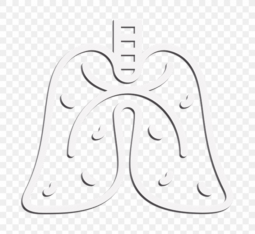 Medical Set Icon Lung Icon Lungs Icon, PNG, 1404x1286px, Medical Set Icon, Anatomy, Biomechanics, Black And White, Lesson Download Free