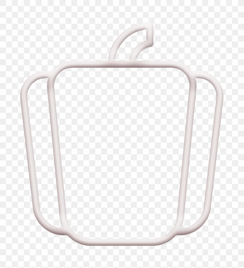 Paprika Icon Fruits And Vegetables Icon Pepper Icon, PNG, 1114x1228px, Fruits And Vegetables Icon, Metal, Pepper Icon, Rectangle Download Free