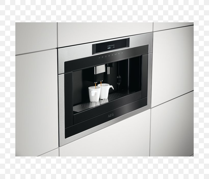 Coffeemaker Espresso Cappuccino AEG, PNG, 700x700px, Coffee, Aeg, Cappuccino, Coffeemaker, Espresso Download Free