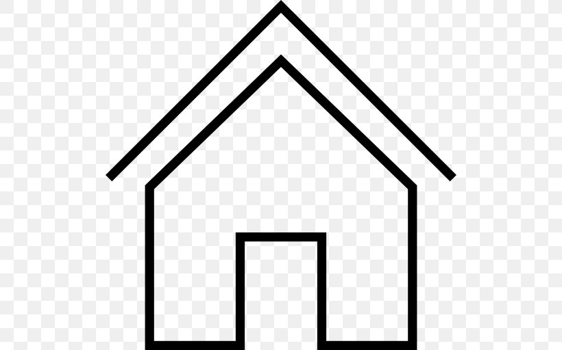 House Button Home, PNG, 512x512px, House, Area, Black, Black And White, Building Download Free