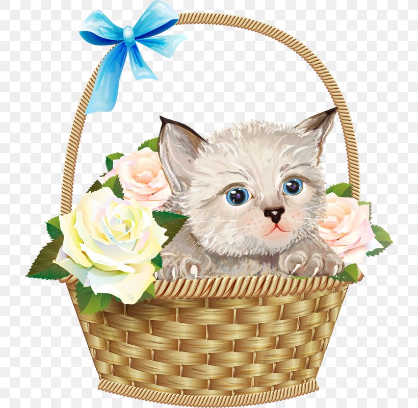 Kitten Cat Basket Drawing, PNG, 723x800px, Kitten, Basket, Basket Weaving, Carnivoran, Cat Download Free
