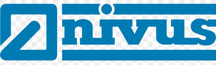 Nivus GmbH Logo Flow Measurement Wastewater, PNG, 1920x581px, Logo, Area, Blue, Brand, Drinking Water Download Free