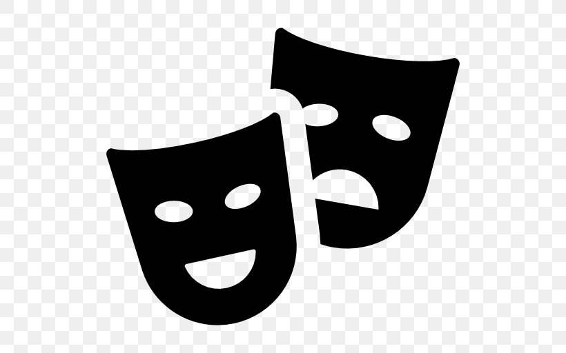 konstant belønning pistol Theatre Mask Clip Art, PNG, 512x512px, Theatre, Art, Black And White, Emoji,  Headgear Download Free