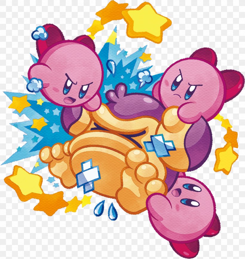 Kirby Mass Attack Kirby's Epic Yarn Kirby Super Star Ultra Kirby 64: The Crystal Shards Kirby's Return To Dream Land, PNG, 2940x3110px, Kirby Mass Attack, Animal Figure, Art, Cartoon, Desmume Download Free