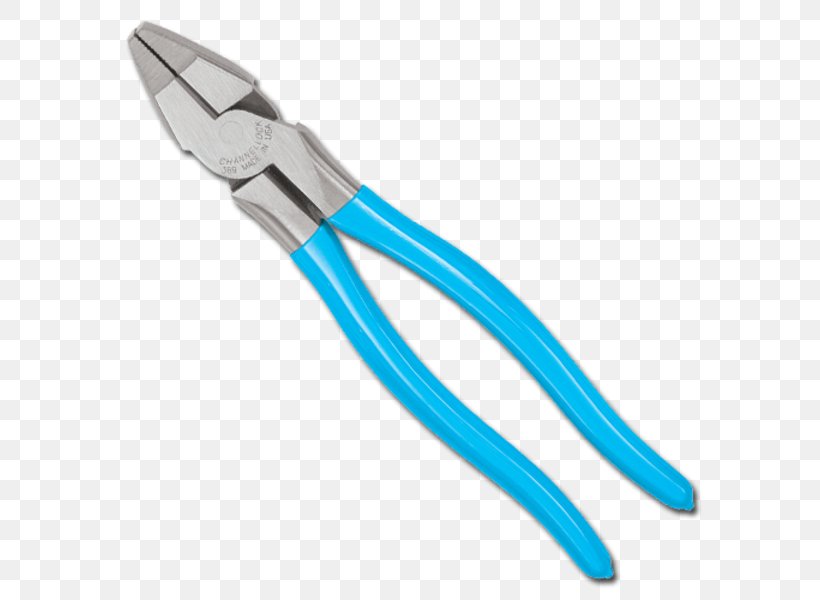 Lineman's Pliers Channellock Needle-nose Pliers Diagonal Pliers, PNG, 600x600px, Pliers, Channellock, Crimp, Cutting, Diagonal Pliers Download Free