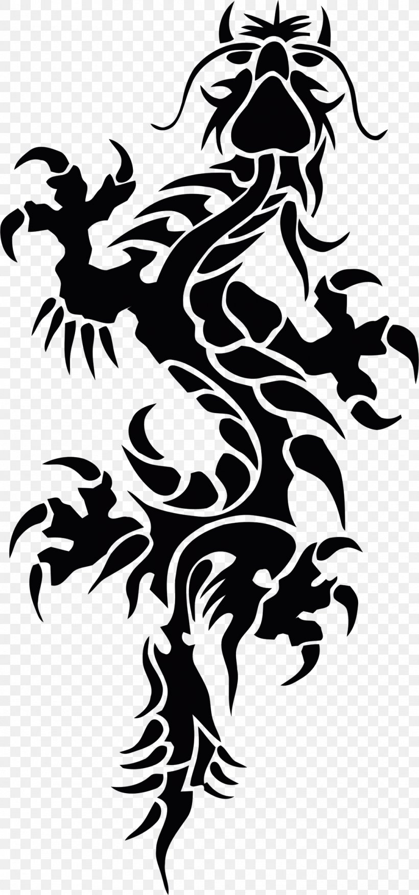 Sleeve Tattoo Chinese Dragon Japanese Dragon, PNG, 1088x2322px, Tattoo, Art, Black, Black And White, Body Piercing Download Free