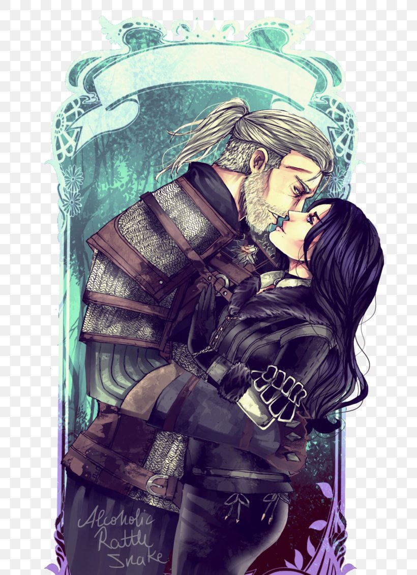 Geralt Of Rivia The Witcher 3: Wild Hunt Fan Art, PNG, 706x1131px, Watercolor, Cartoon, Flower, Frame, Heart Download Free