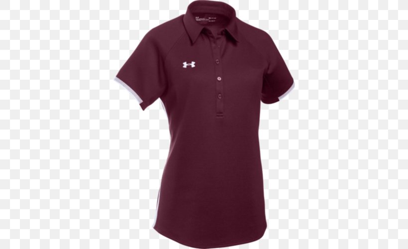 T-shirt Polo Shirt Under Armour Sleeve, PNG, 500x500px, Tshirt, Active Shirt, Maroon, Nike, Polo Shirt Download Free