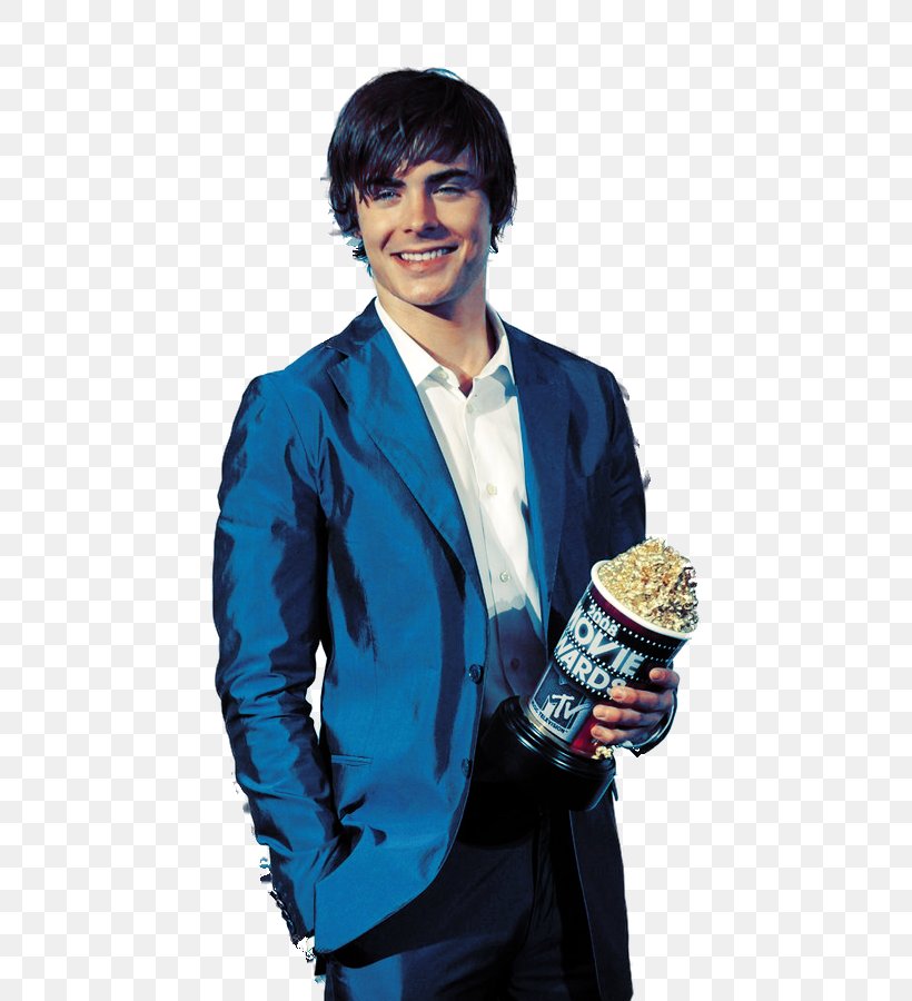 Zac Efron Universal Amphitheatre 2008 MTV Movie Awards High School Musical MTV Movie & TV Awards, PNG, 546x900px, Zac Efron, Actor, Award, Blazer, Electric Blue Download Free