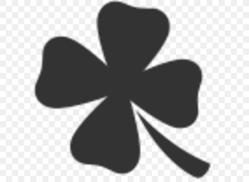 Four-leaf Clover Shamrock Symbol, PNG, 600x600px, Fourleaf Clover, Clover, Icons8, Luck, Petal Download Free