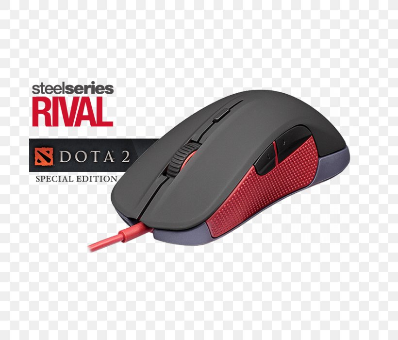 Computer Mouse Dota 2 SteelSeries Rival 100 Input Devices, PNG, 700x700px, Computer Mouse, Black, Color, Computer Component, Dota 2 Download Free