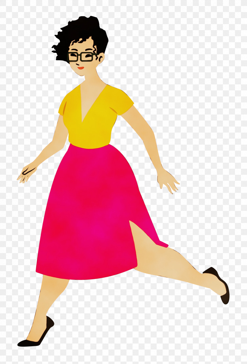 Dress Cartoon Shoe Leg Pin-up Girl, PNG, 1696x2500px, Walking, Cartoon, Dress, Girl, Leg Download Free